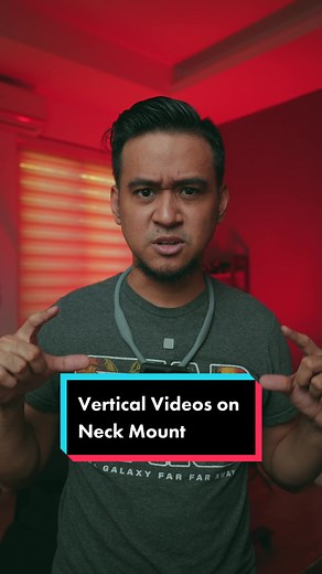 This is how you can shoot vertical videos while using the @telesin_official Neck Mount and the a @GoPro #verticalvideo #contentcreation #gearhack #gopro #telesin
