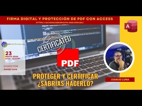 ESP: Firma digital y protección de PDFs con Access