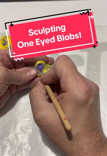 Sculpting One Eyed Blobs with Arteza Polymer Clay