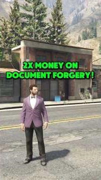 2x Money on Document Forgery in GTA Online! Is it worth it? #gtav #gta5online #gtaonline #gta #gta5