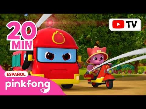 Vamos, Bomberos al Rescate🚒 | El Piso es LAVA y Más | Canciones Infantiles | Pinkfong en español