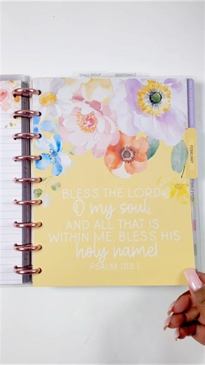 Here's a look inside my War Binder and Faith Planner Setup 💜👑 #plannersetup #plannercommunity