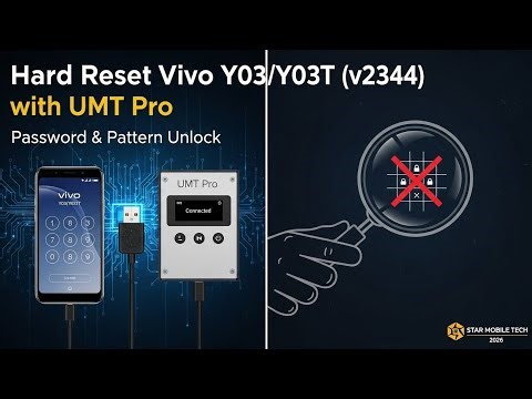 Vivo Y03 | Y03T Pattern Password unlock Umt Pro Spd/Unisoc Cpu New Update 2026 |Y03T Pattern unlock