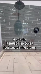 3.7M views · 28K reactions | You Can Have a PERFECT SHOWER with an Invisible Drain! No Clogs, No Mess. Just Watch How Easy it is to Access the Drain, it’s out of Site and not Under Your Feet Follow the video for all the Answers! #shower #diy #plumbing #reels #viral #oatey_co | Interior Trend Inc. | Facebook
