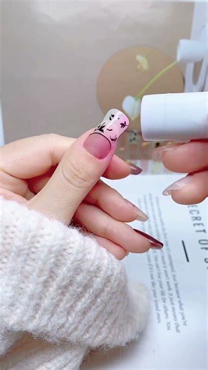 Gel nail stickers that harden like acrylics