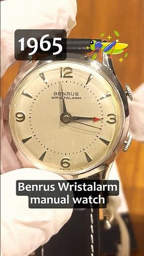 1965 Vintage Benrus Wristalarm DS15 watch #Benrus #Wristalarm #watch