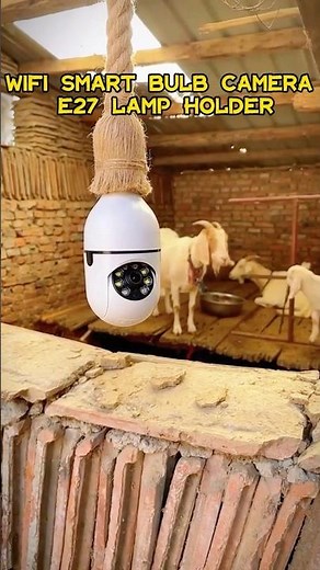 Tuya WiFi Bulb Security Camera | E27 Easy Installation | Night Vision & Two-Way Audio #slssmart
