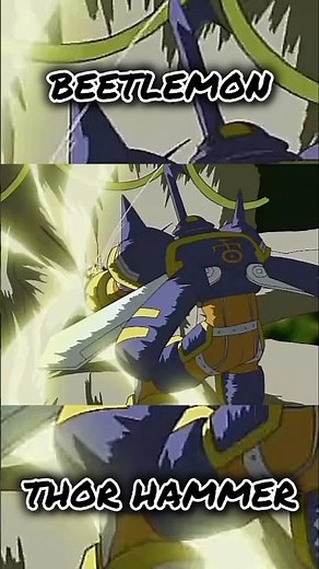 DIGIMON FRONTIER EPISODE 26 | BEETLEMON | THOR HAMMER