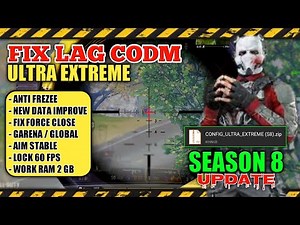 [SEASON 8] FIX LAG CODM | CONFIG ULTRA-EXTREME 60 FPS SMOOTHLY | ANTI ALIASING FAST RENDERING BOOST