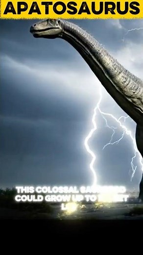 How Big Was the Apatosaurus Really? #dinosaur #aianimations