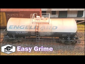 Convincing Model Railroad Weathering - HO Scale Tank Car