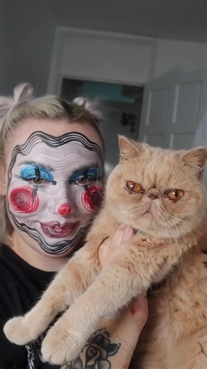 Fairy Clown Makeup Tutorial ft. Juniper the Cat