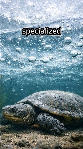 Turtle Superpower: How They Breathe Under Ice! 🐢❄️ #WildlifeFacts #NatureAdaptations