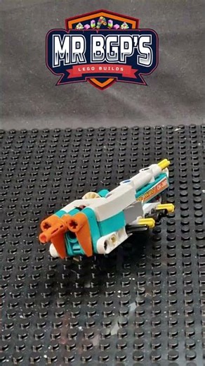 Lego Technic Racing Plane Stop Motion Build #lego #legoanimation #automobile