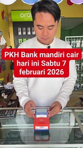 PKH Bank mandiri cair hari ini Sabtu 7 februari 2026 | info PKH BPNT 2024