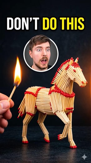 “I Lit 10,000 Matches… What Happened Next?” #matchstickart #viral #usa #usaviral