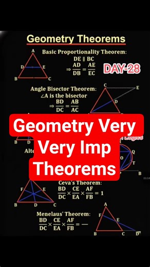 Geometry Imp Theorems