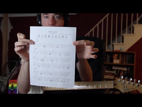 Frank Ocean - Self Control - Guitar Tutorial - V2