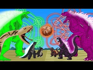 EVOLUTION of GODZILLA vs SHIN GODZILLA'S ATOMIC BREATH: Who Is The King Of Monster???- FUNNY CARTOON