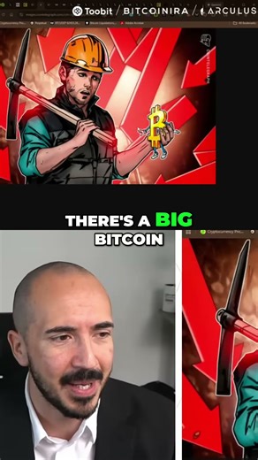 Bitcoin Bullish Signal: Hash Rate Drops & Miner Relief #shorts