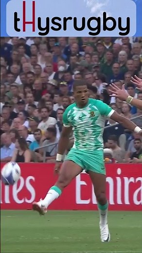 😱 Manie Libbok's IMPOSSIBLE No-Look Kick! RWC 2023
