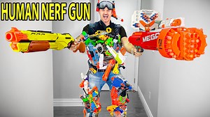 3.9K views · 48 reactions | New video by MacDanny, he becomes a human nerf gun by placing as many nerf guns on himself as he can to set a world record. Follow for more epic videos like this one! | MacDanny | Facebook