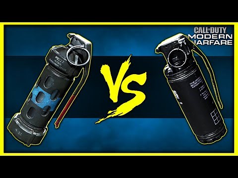 Flashbang vs Stun Grenade in Modern Warfare!