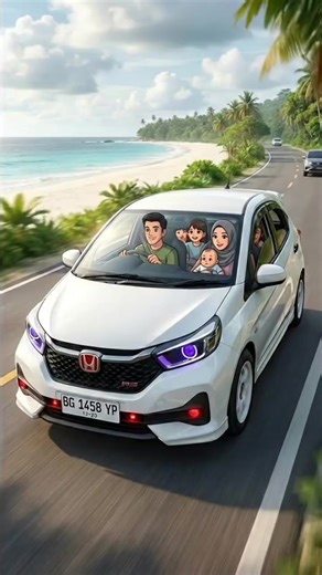 Honda Brio Versi Keluarga Cemara yang Bahagia