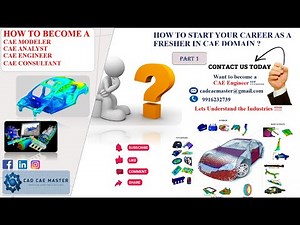 0.0.1 How to become a CAE Engineer CAE | What are the ways to become a CAE Engineer as a fresher