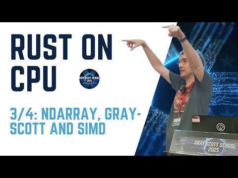 Rust on CPU 3/4: ndarray, Gray-Scott and SIMD