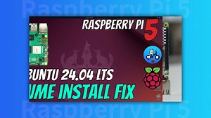 Ubuntu 24.04 LTS 树莓派5 NVMe 安装修复