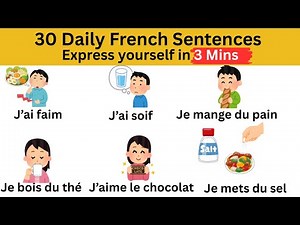 🇫🇷Useful & Easy French Phrases to Express yourself for Beginner | Daily French Conversation Practice