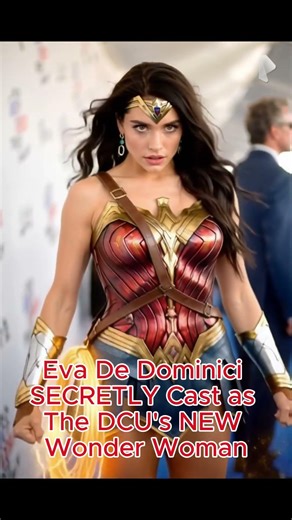 Eva De Dominici SECRETLY Cast as The DCU's NEW Wonder Woman #dcu #wonderwoman #evadedominici