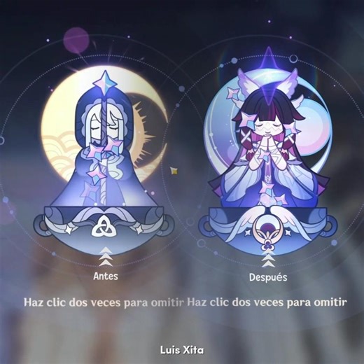 Bendición Columbina 🌙 #genshinimpact #shorts New Blessing of the Welkin Moon 🌙 ANTES vs. DESPUÉS