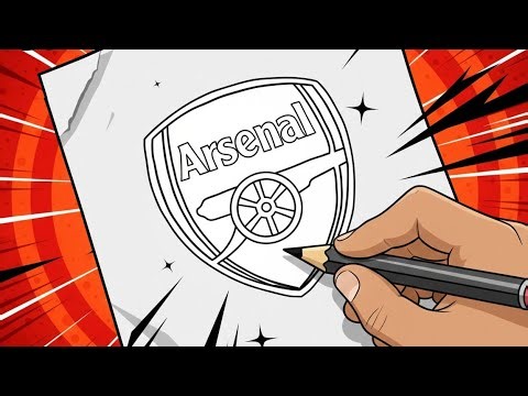 How to Sketch the Arsenal FC Logo from Scratch (Full Tutorial)