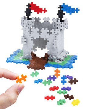 Plus Plus Bricks: A limitless building block set with just one shape.