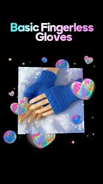 Basic Fingerless Gloves - How to Make the Thumb - FREE Knitting Pattern #knitting #knit