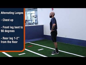 Exercise How-To: Alternating Lunges