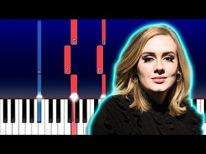 Adele - Set Fire to the Rain (Piano Tutorial)
