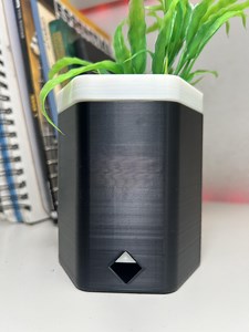 Cache-pot hexagonal imprimé en 3D : jardinière d'intérieur moderne avec système de drainage - Etsy France