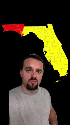 Florida Sits in Two Different Time Zones #florida #geography #floridalife #maps #pensacola