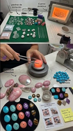COMO SE FABRICAN PIEDRAS FINAS PARA LA BISUTERIA