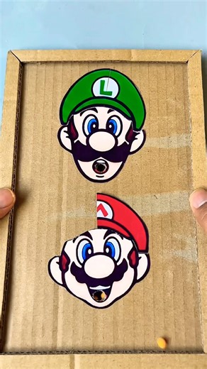 The mario galaxy movie cardboard game #mariogalaxy