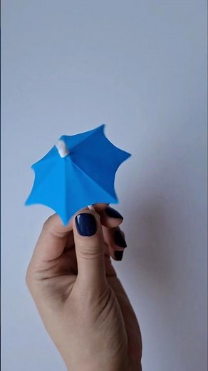 How to Make a Paper Umbrella ☂️✨️ #umbrella #diy #craft #papercraft