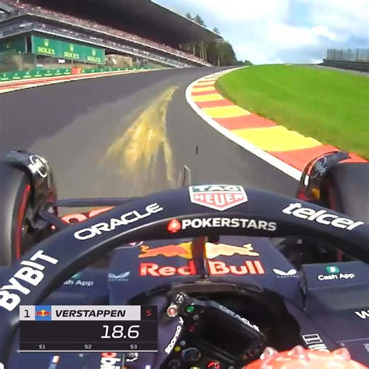 593K views · 10K reactions | Ride onboard with Max Verstappen as he sets the fastest lap during qualifying! Max Verstappen picked up a five-place grid penalty for taking a new gearbox, which means he will start Sunday's race in P6. | F1 | Facebook
