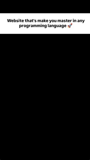 𝗖𝗼𝗱𝗶𝗻𝗴 𝗿𝗲𝘀𝗼𝘂𝗿𝗰𝗲𝘀 • 𝗙𝘂𝗹𝗹𝘀𝘁𝗮𝗰𝗸🧑‍💻 on Instagram: "Websites that's make you master ANY programming language 💻🔥 One language at a time. One right resource. Real growth. No confusion. No paid hype. Just best learning platforms for each tech 👨‍💻 📌 Save this list 🔁 Share with your coding partner 💬 Comment the language you’re learning 👨‍🚀 Follow @decode_leox for daily tech resources #Programming #CodingResources #LearnToCode #WebDevelopment #CSStudents DecodeLeox"