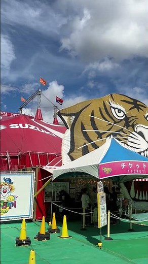 【大行列！】木下大サーカス！休日は朝から沢山の人！白川公園の様子｜2025.年7月27日朝撮影