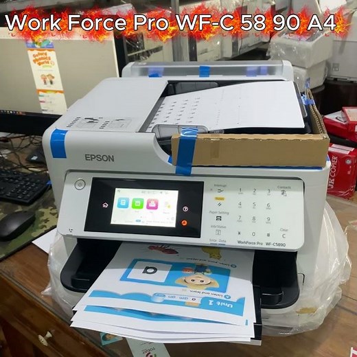 EPSON WF-C5890 A4 Print,Scan,Copy,Adf #epson #printer #printerscanner smartphone #epsonworkforce