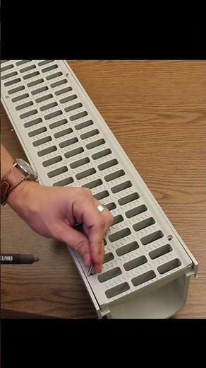 5" Pro Series Channel Grate Installation #diy