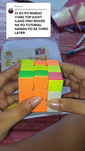 Rubik's Cube Fish Pattern Tutorial